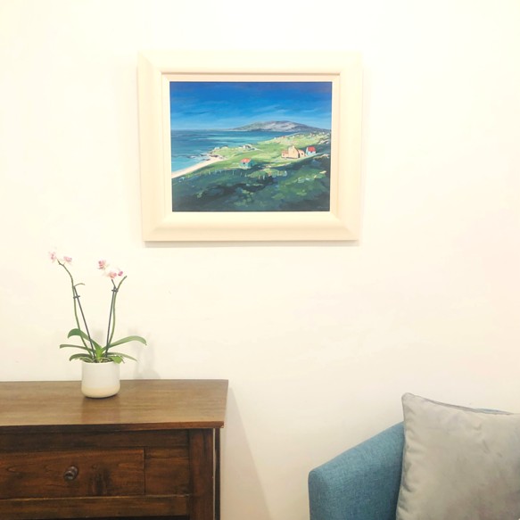 'Towards the Beach, Eriskay ' by artist Louise Dorian